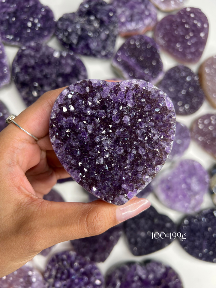 A Mystery Amethyst Heart (You pick size!) 💜