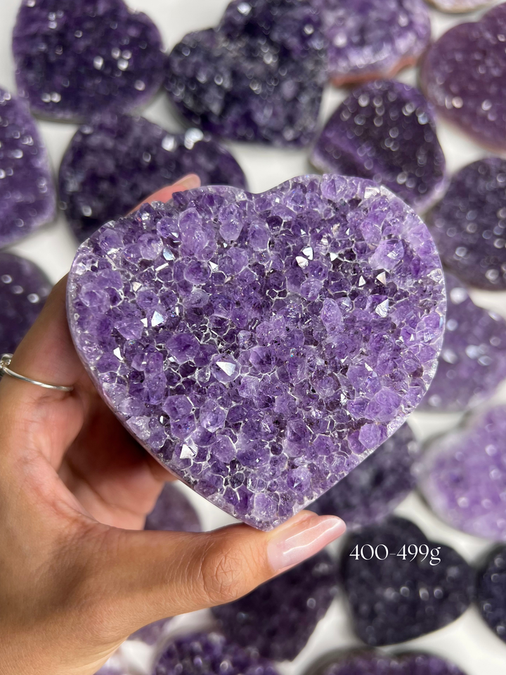 A Mystery Amethyst Heart (You pick size!) 💜