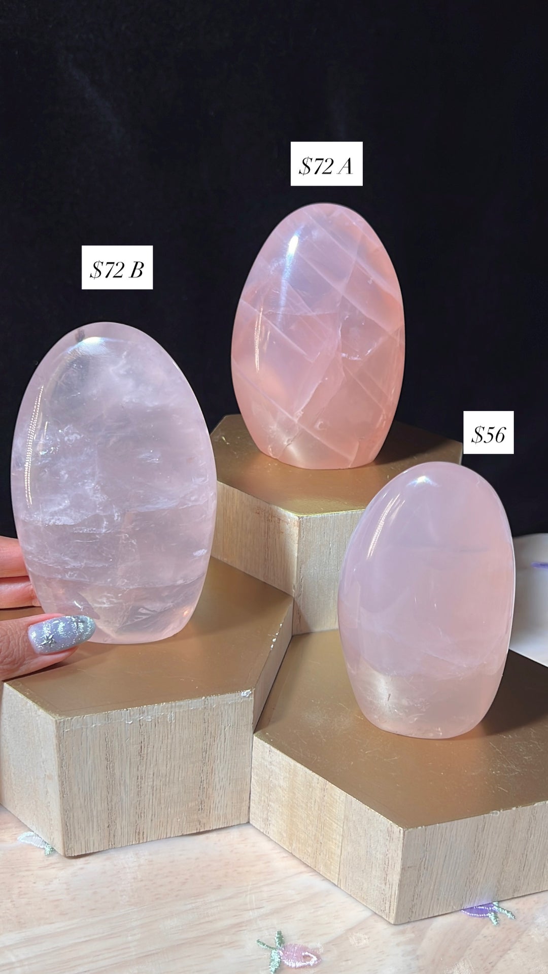 Rose Quartz Cutbase (you pick)