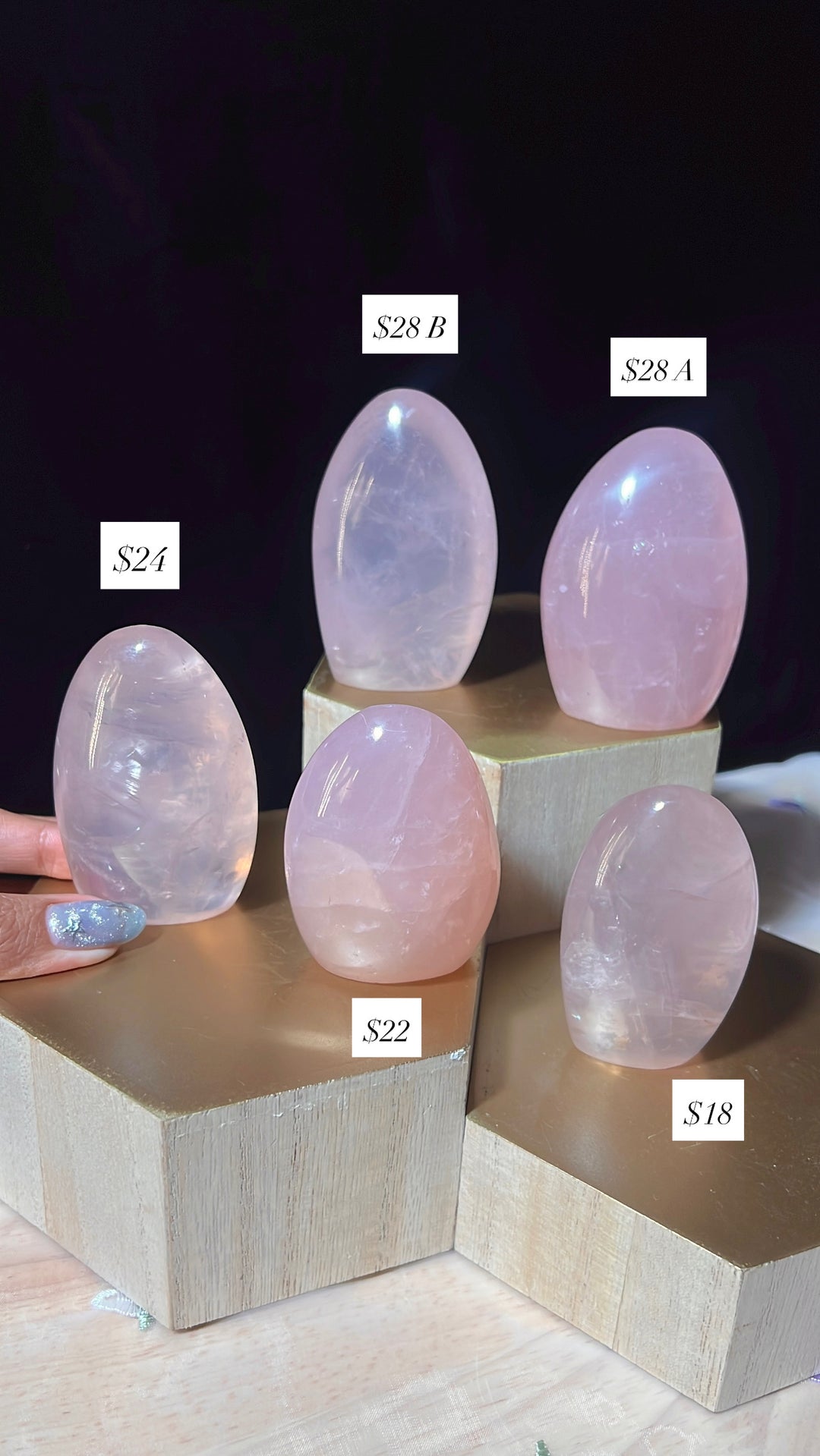 Rose Quartz Cutbase (you pick)