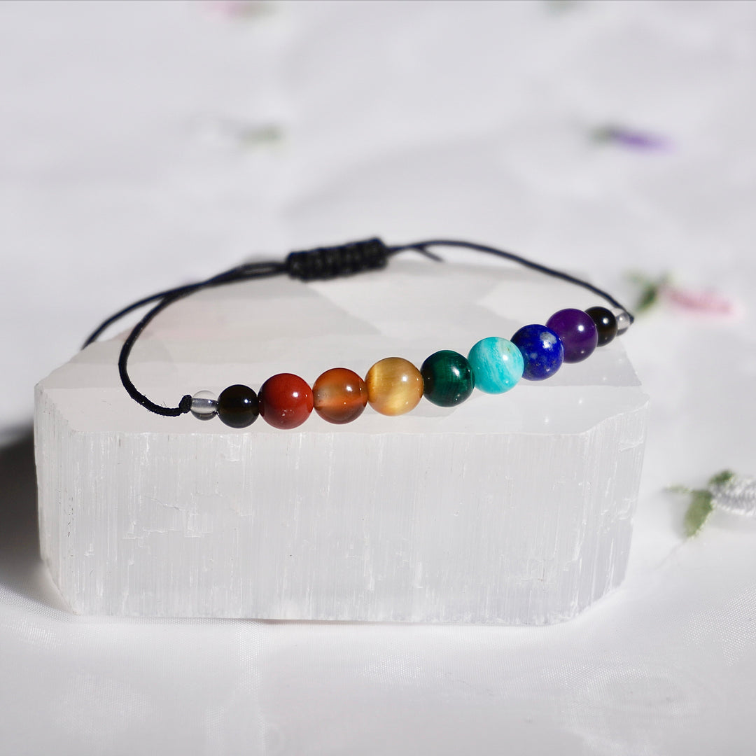 7 Chakra Beaded Gemstone Bracelet