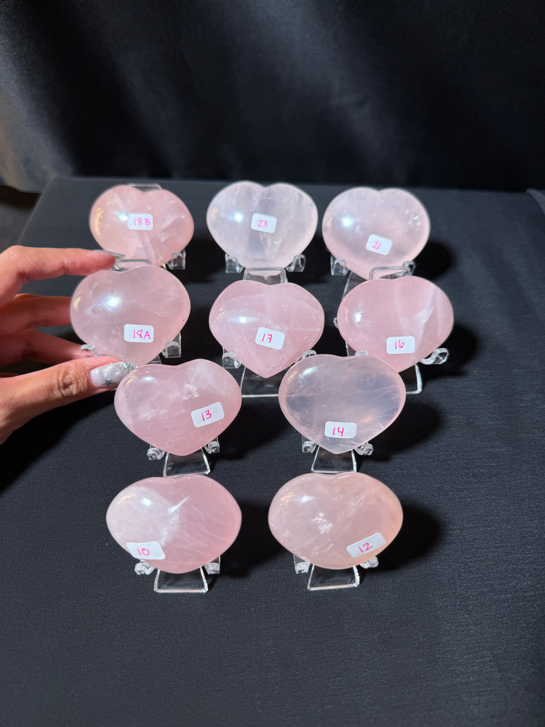 Rose Quartz Heart (you pick)