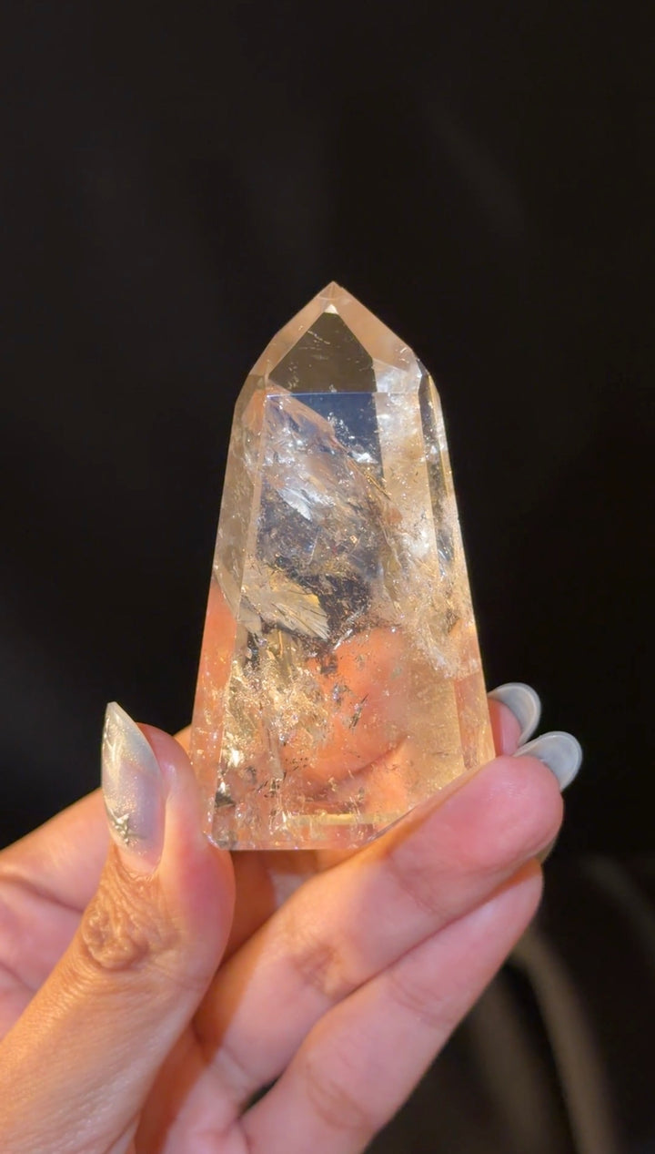 Champagne Citrine Tower
