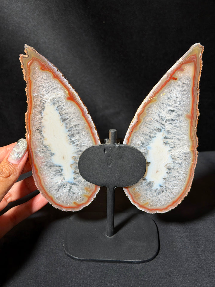 Quartz/Agate Butterfly