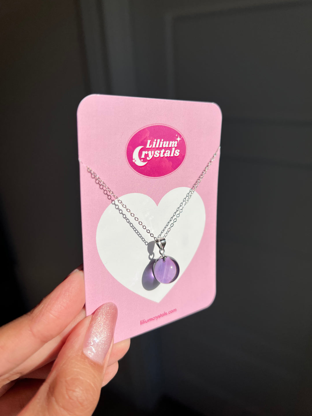 Amethyst Sphere Necklace