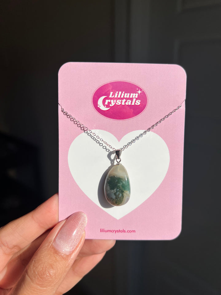 Moss Agate Necklace