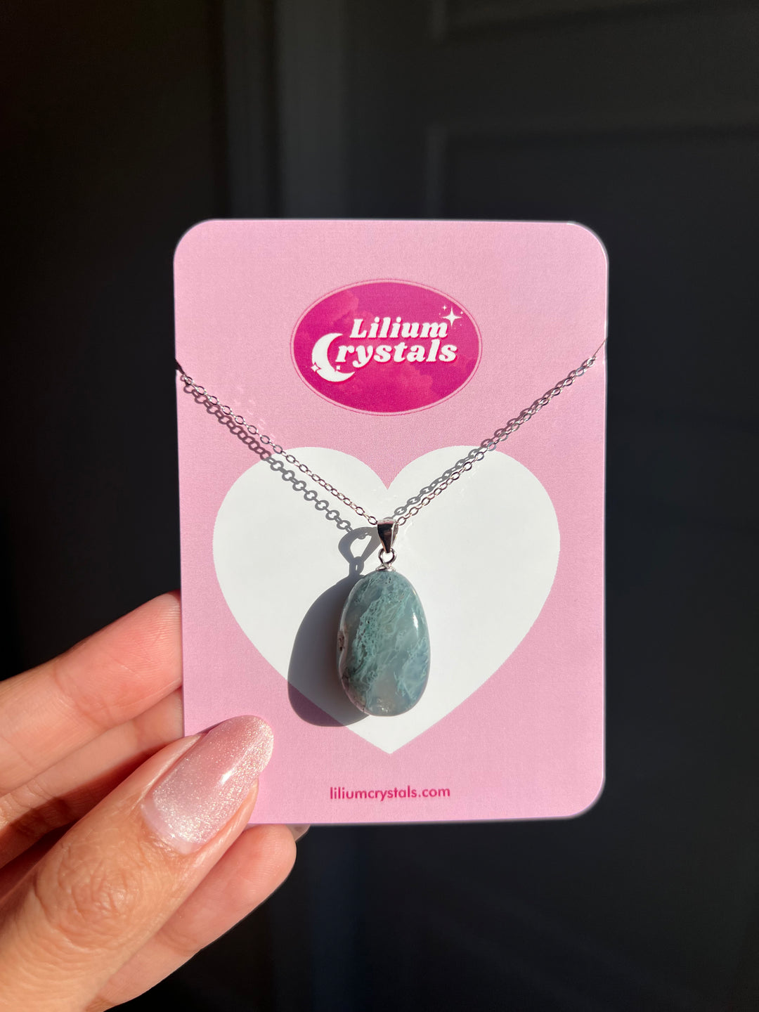 Moss Agate Necklace