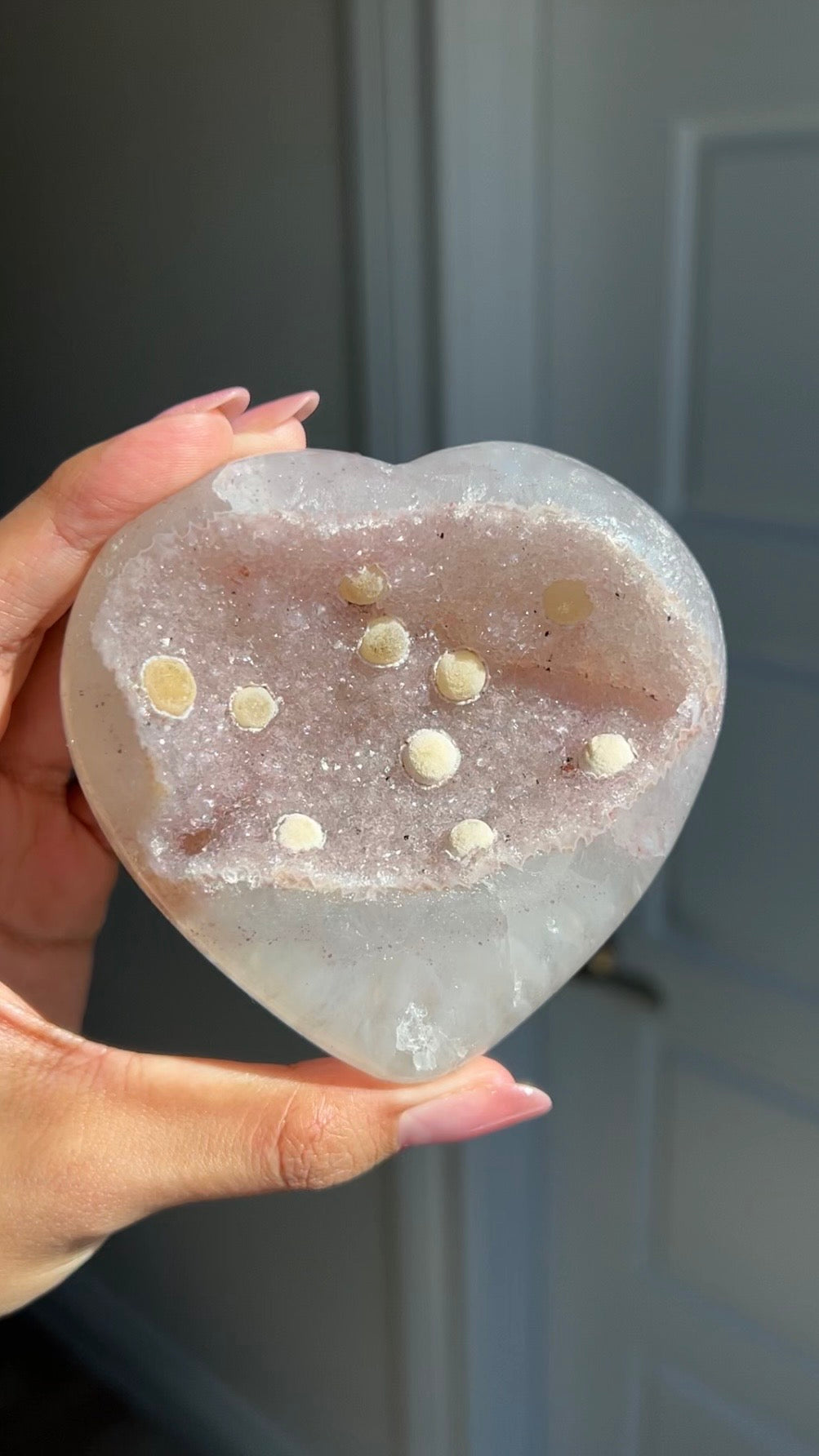 Blush Pearls Heart