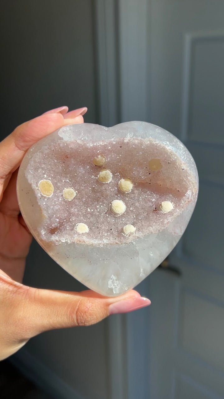 Blush Pearls Heart