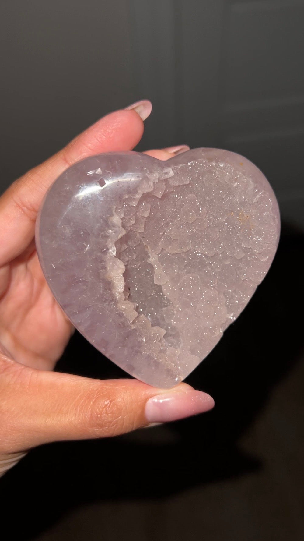 Lavender Shimmer Heart