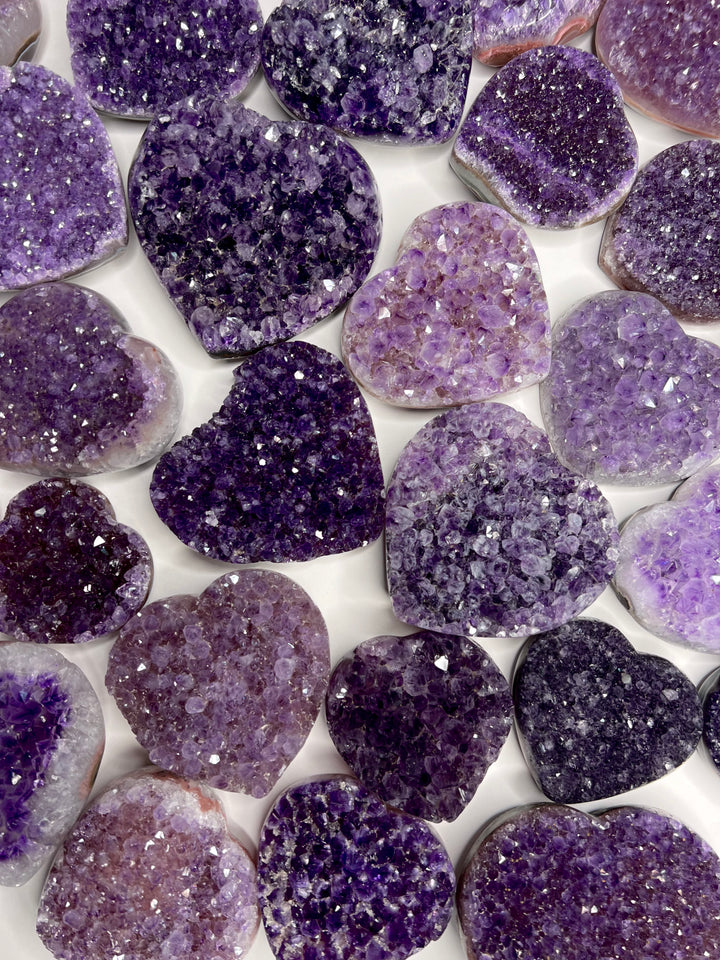 A Mystery Amethyst Heart (You pick size!) 💜