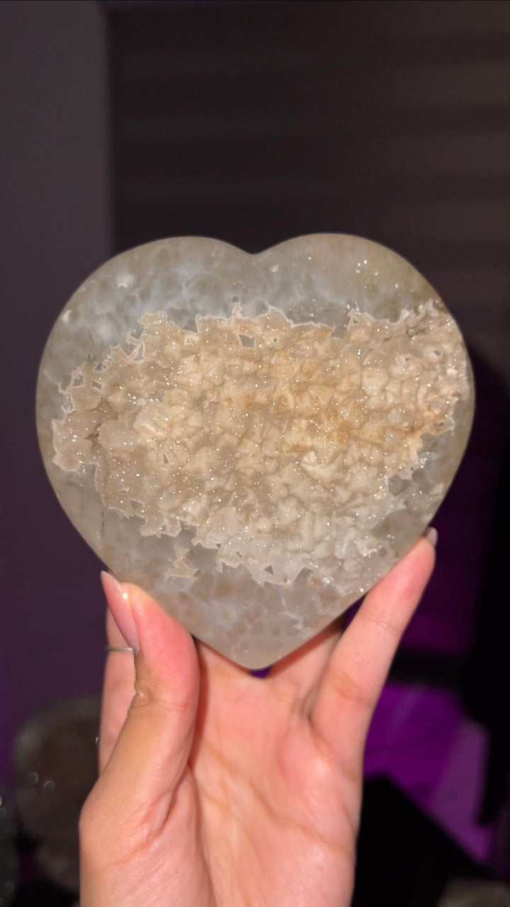 Champagne Shimmer Heart