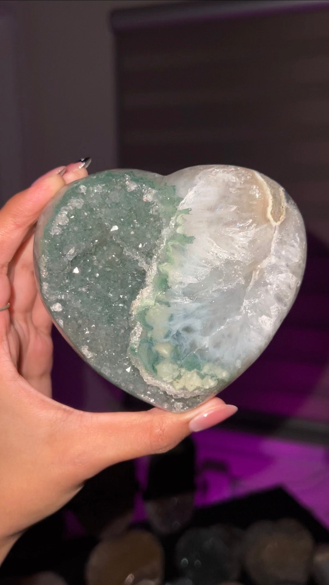 Emerald Glow Heart