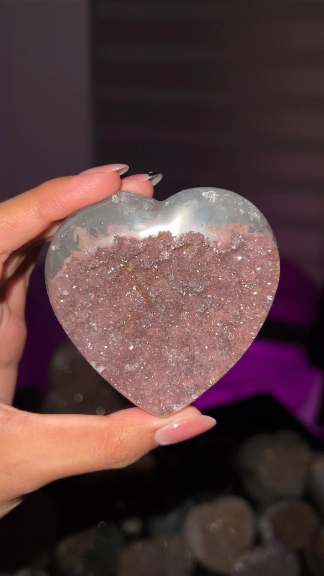 Cerise Bloom Heart