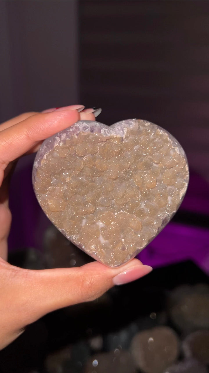Lilac Fizz Heart