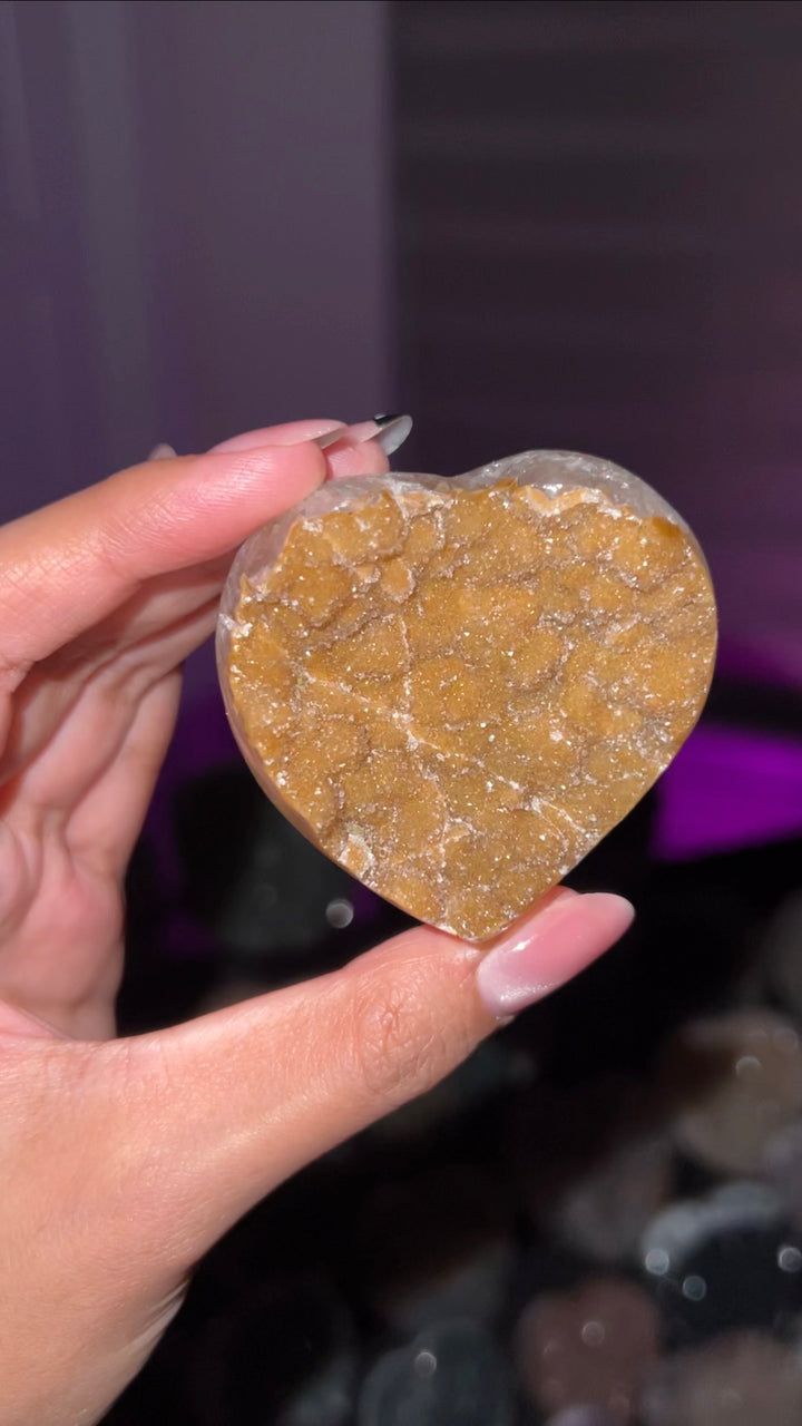 Golden Spotlight Heart