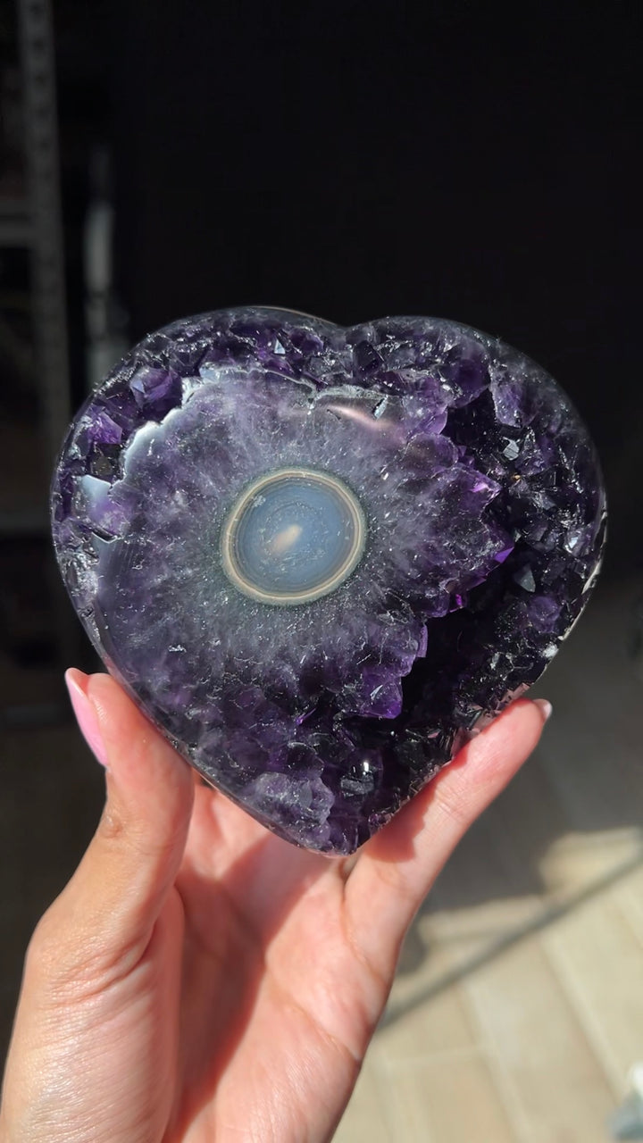 Plum Tart Stalactite Heart