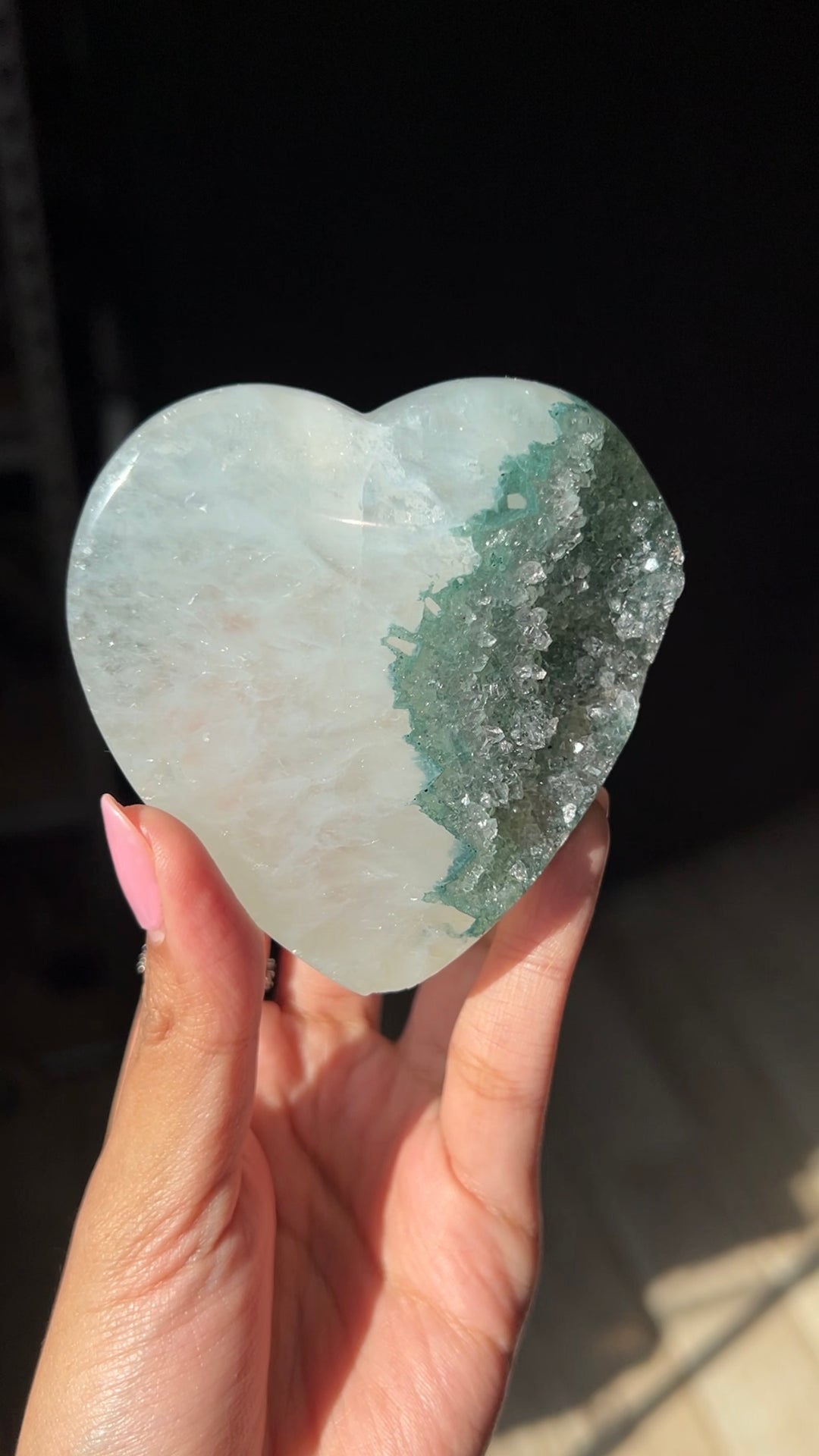 Green Apple Jelly Heart