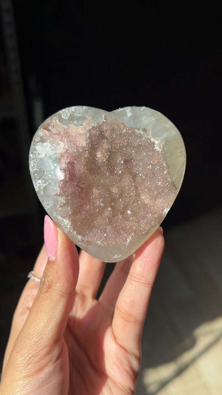 Blush Glimmer Heart