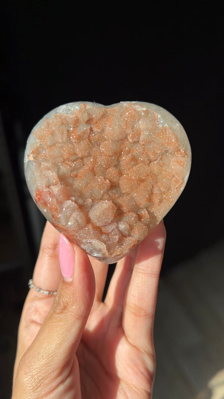 Crimson Glow Heart
