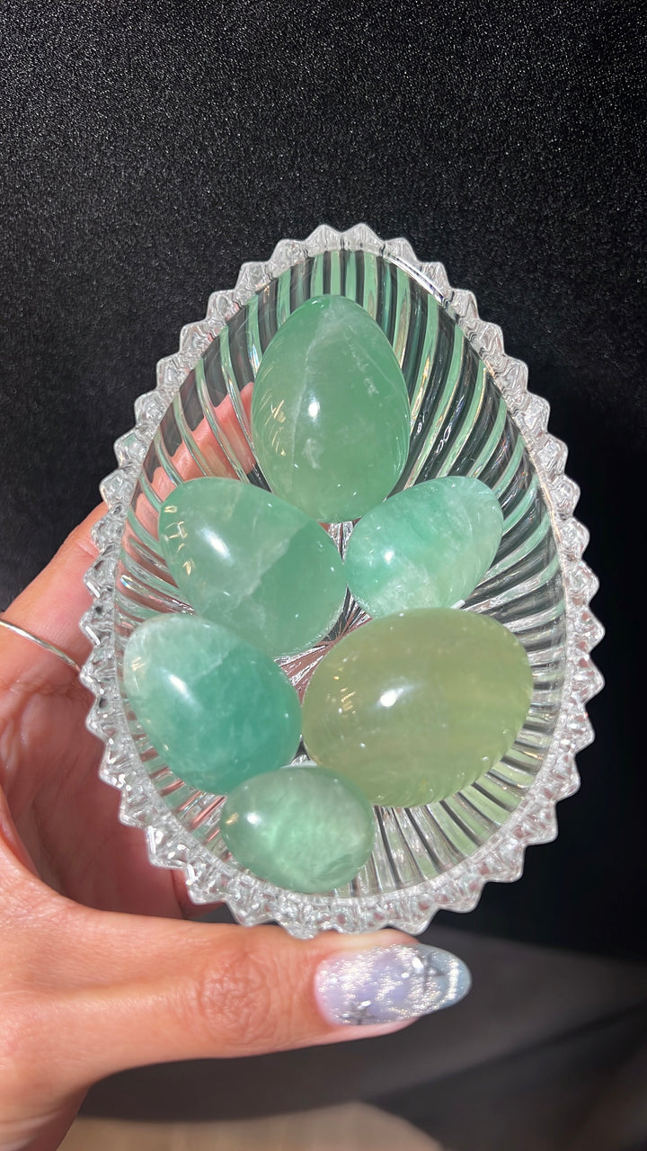 Green Fluorite Egg (you pick)