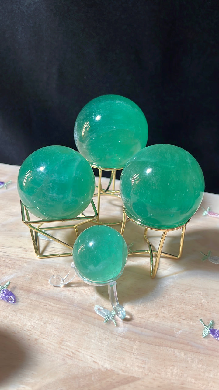 Green Fluorite Sphere (you pick)