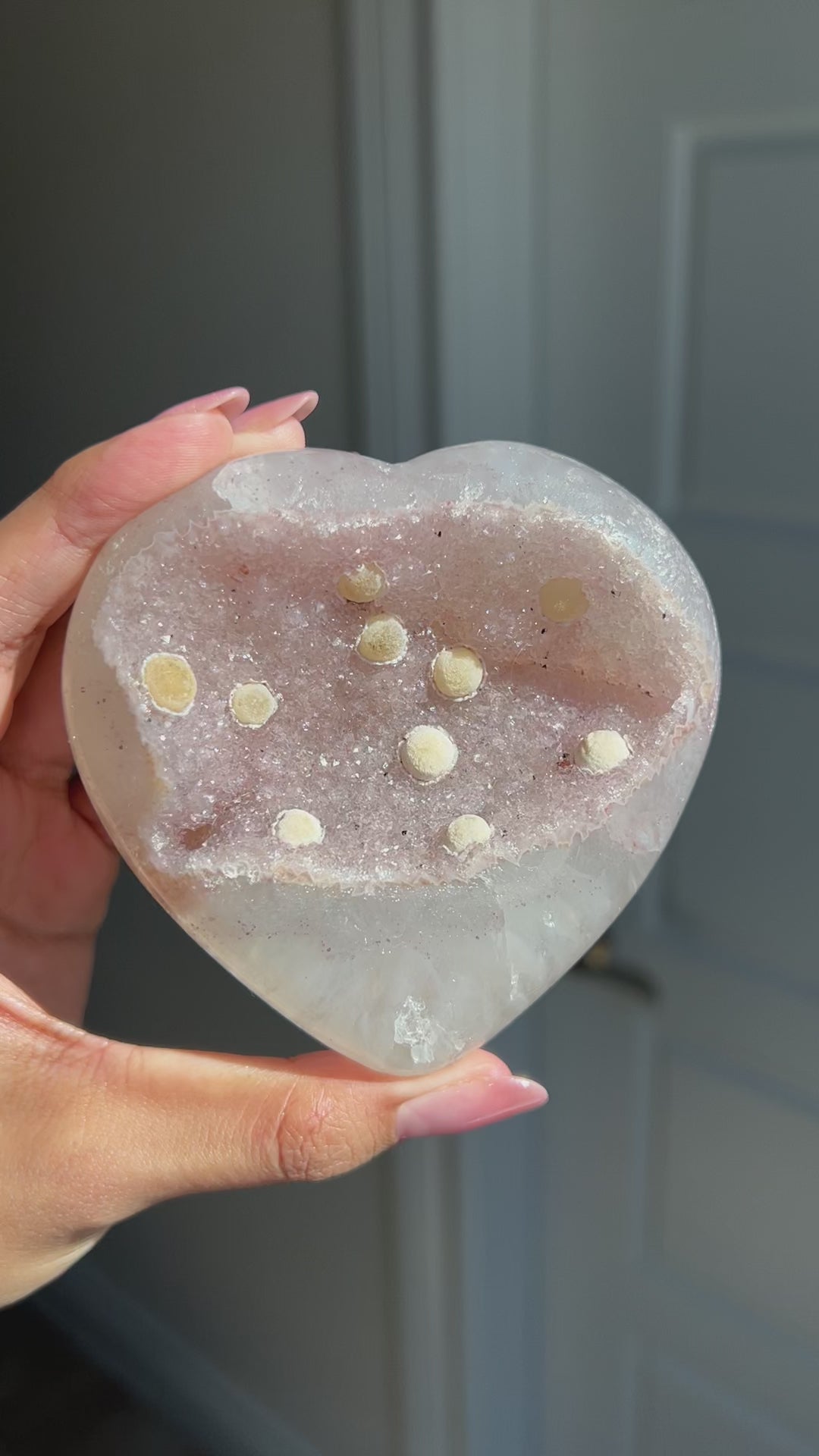 Blush Pearls Heart