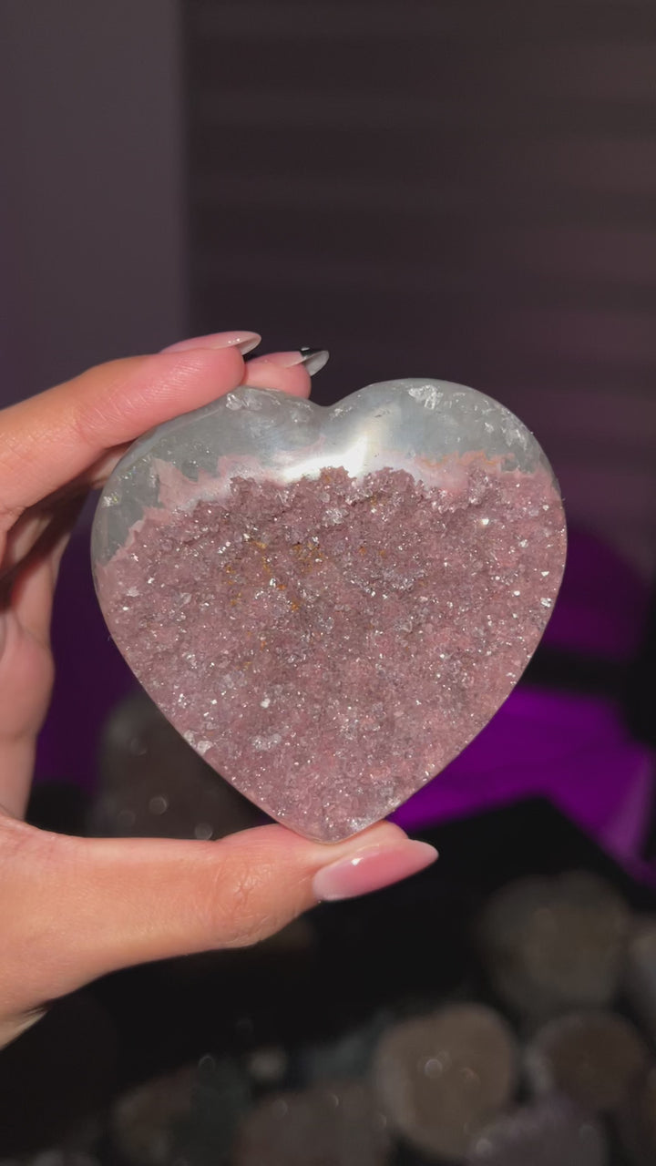 Cerise Bloom Heart