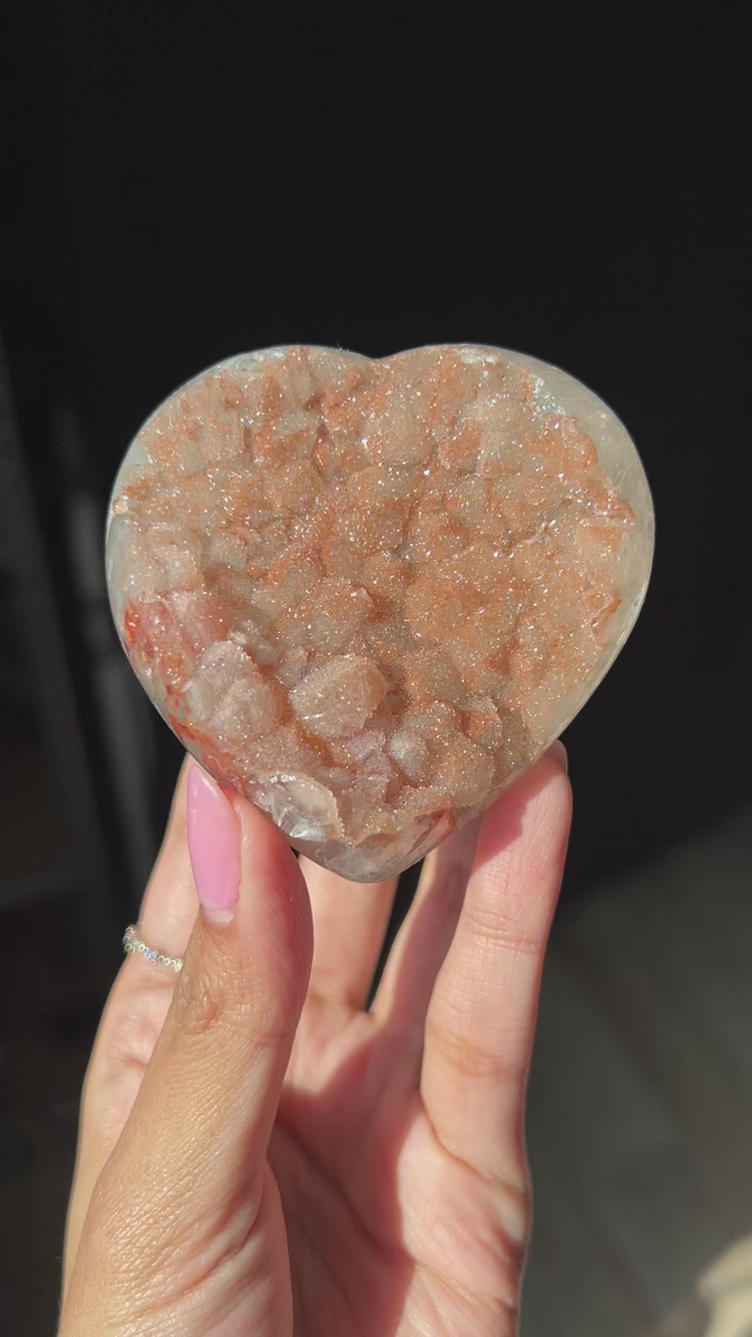 Crimson Glow Heart