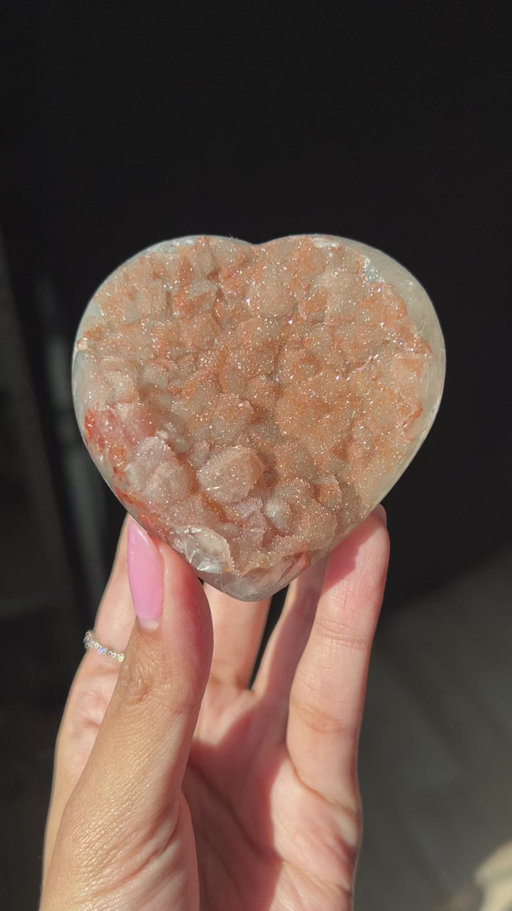 Crimson Glow Heart