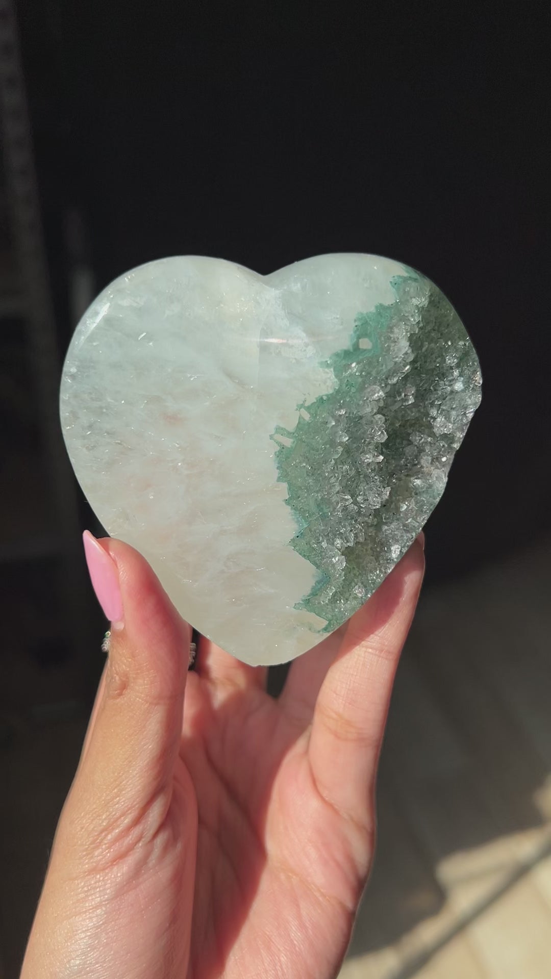 Green Apple Jelly Heart