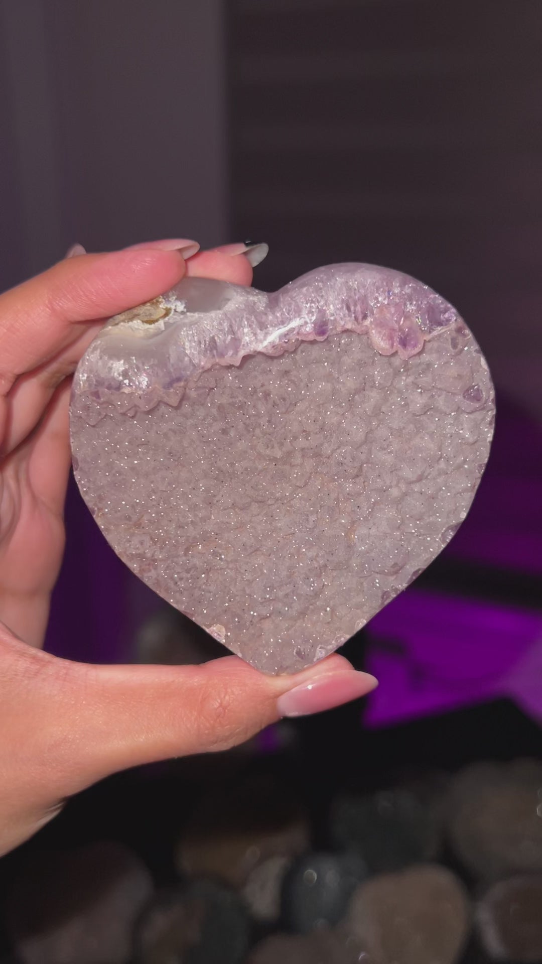 Lavender Sugar Heart
