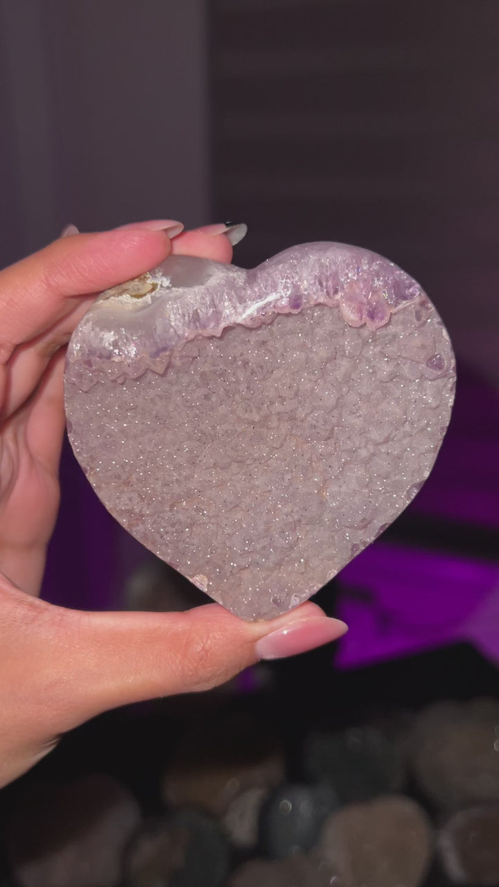 Lavender Sugar Heart