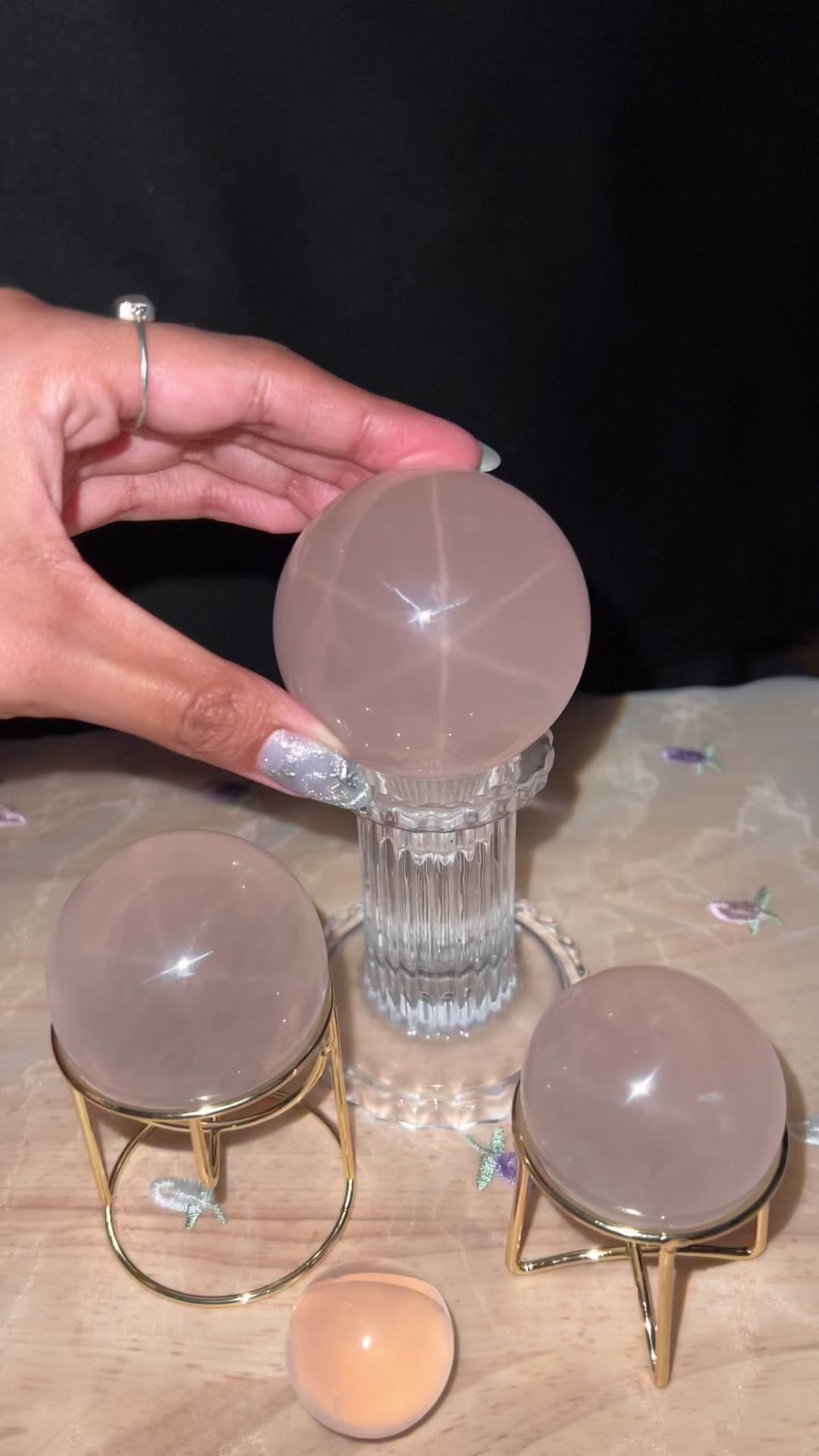 Rose Quartz Sphere (you pick)