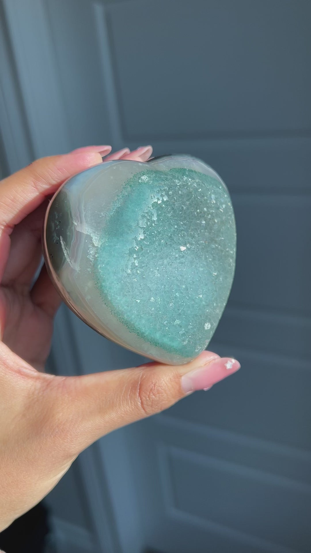 Seafoam Tides Heart