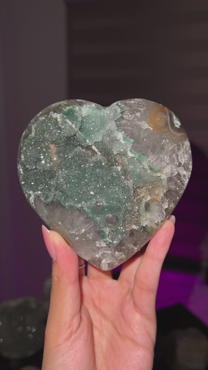 Teal Forest Heart
