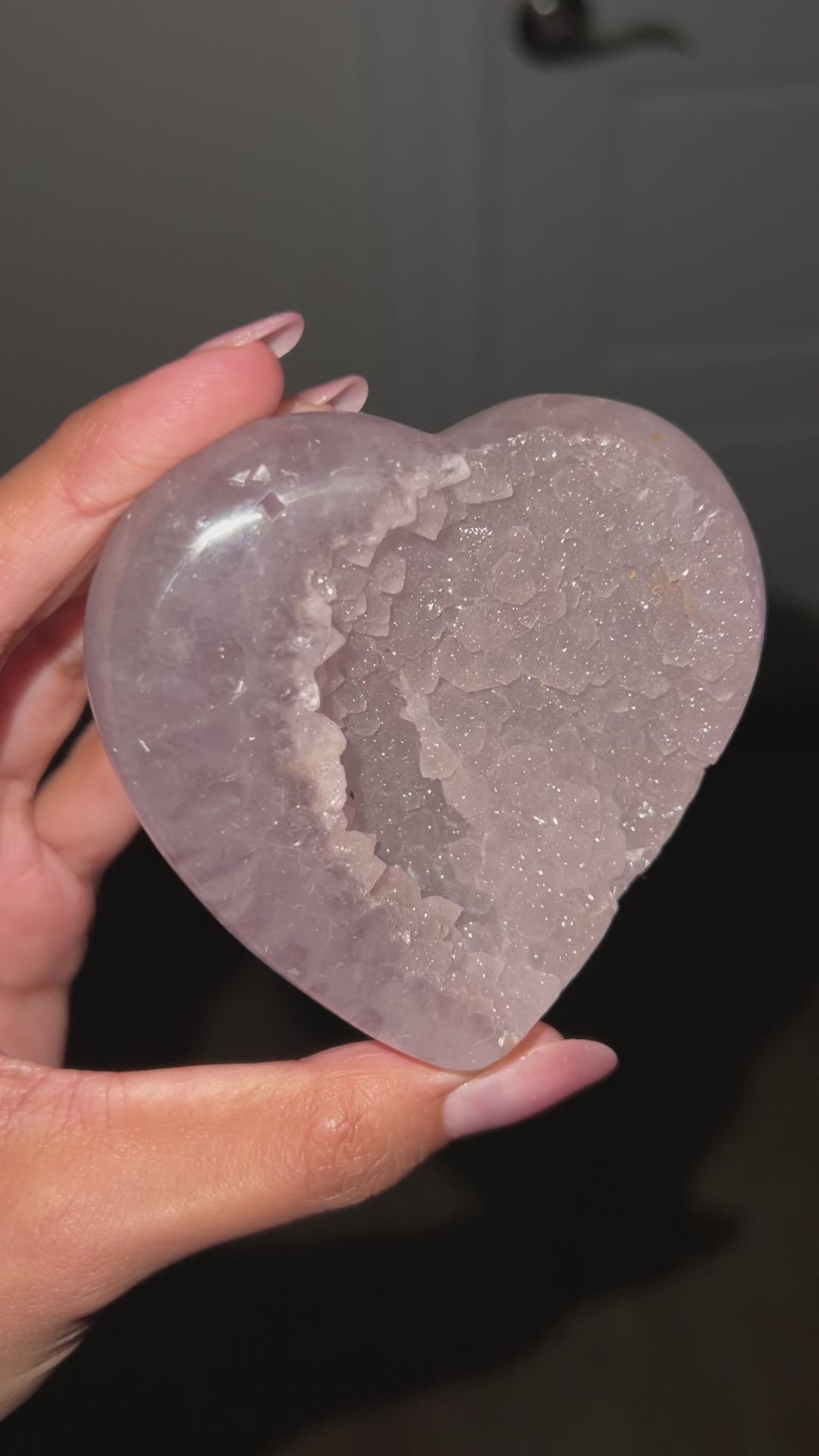 Lavender Shimmer Heart