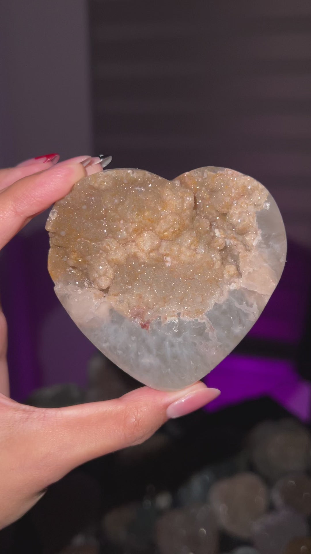 Peachy Prism Heart