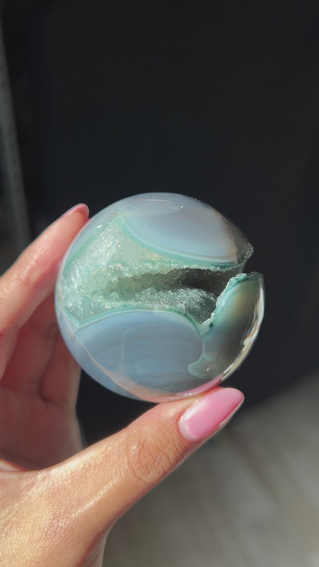 Emerald Spark Sphere