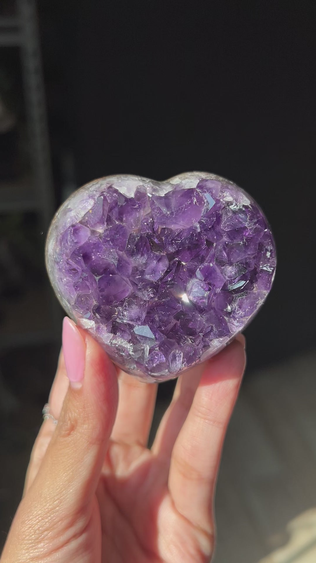 Enchanted Violet Heart