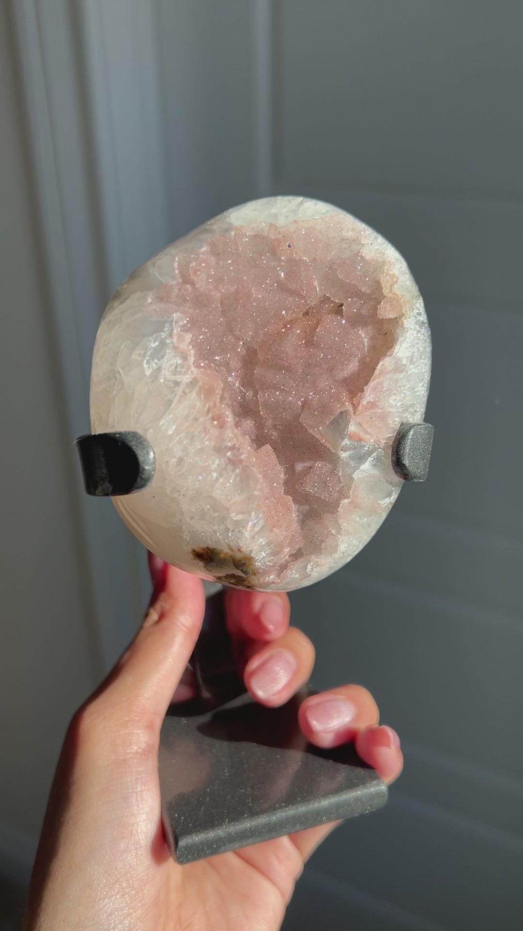 Rosy Shimmer Statement Piece