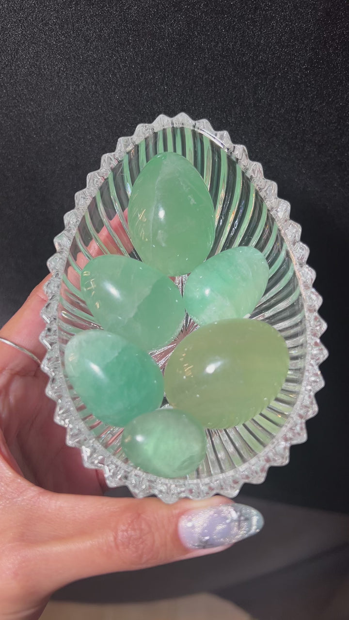 Green Fluorite Egg (you pick)