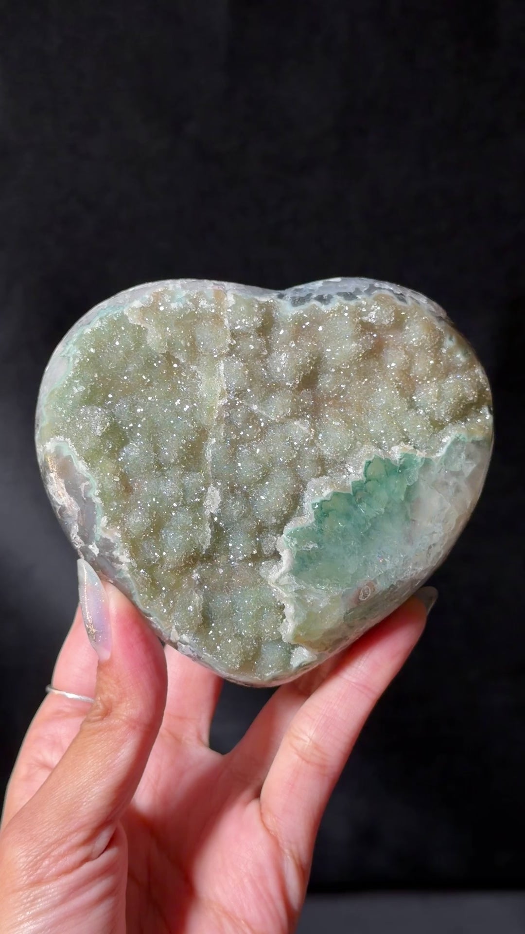 Matcha Syrup Heart