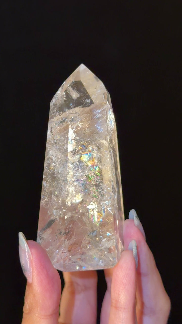 Champagne Citrine Tower