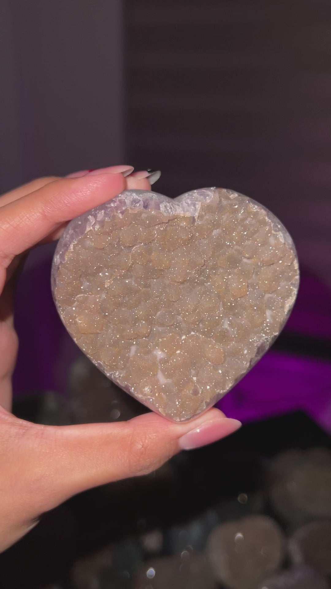Lilac Fizz Heart