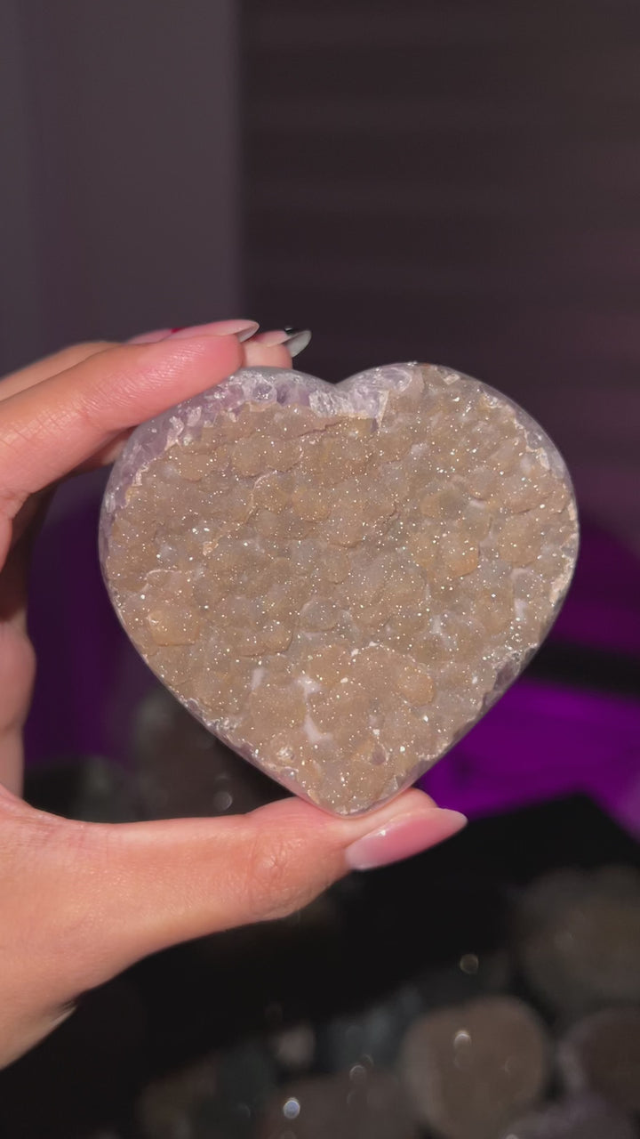 Lilac Fizz Heart