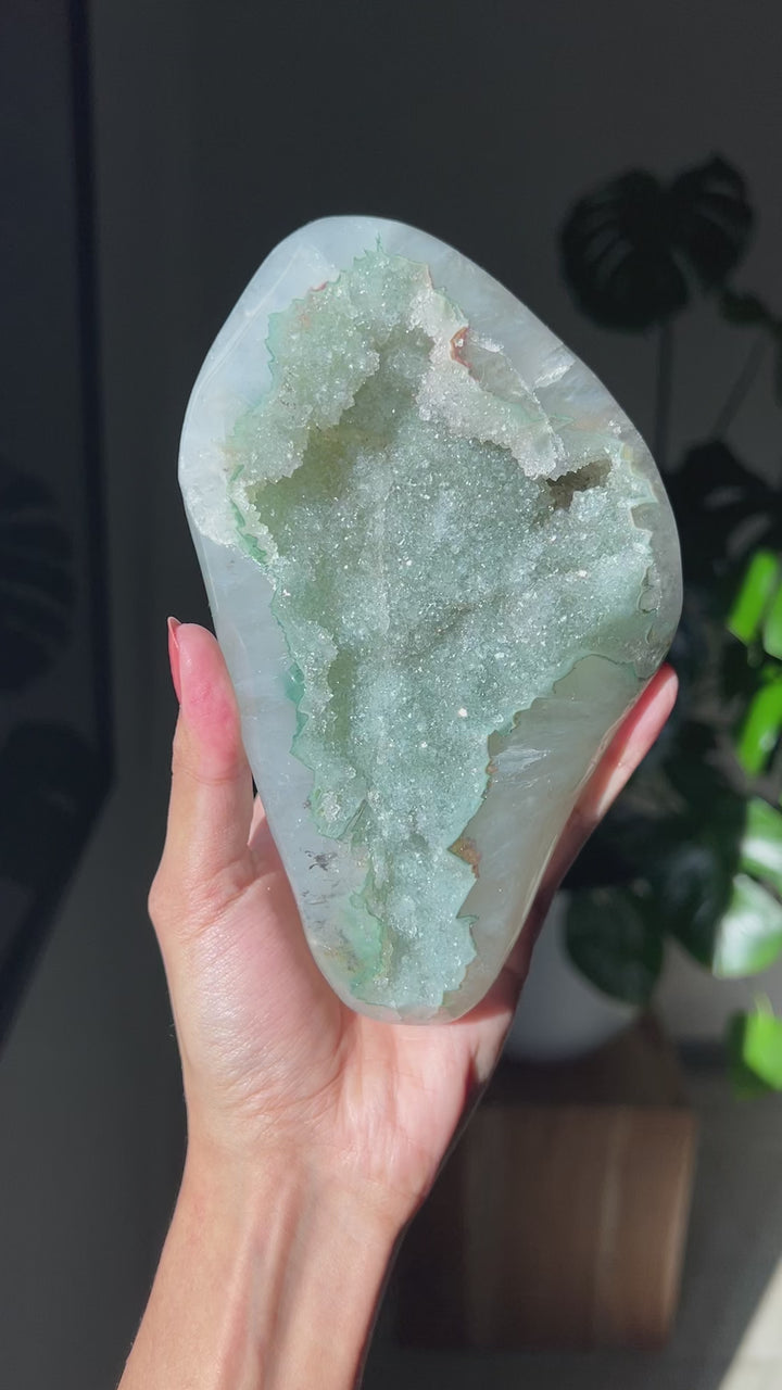 Fairyland Green Amethyst Freeform